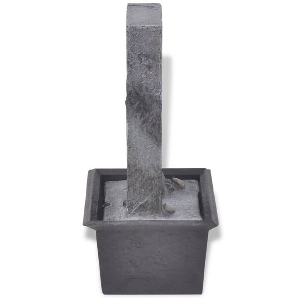 vidaXL Fontanas Patalpoms su LED Apšvietimu, Polirezinas