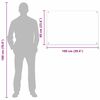 vidaXL Virtuvės užpakalinė plokštė Balta 100 x 60 cm grūdintas stiklas