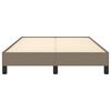 vidaXL Lovos rėmas be čiužinio, taupe spalvos, 120x200cm, audinys