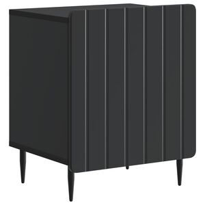 vidaXL &Scaron;alia lovos spintelė Juoda 43 x 34,5 x 52 cm Apdirbta mediena