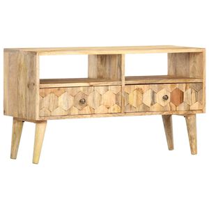 vidaXL Televizoriaus spintelė, 90x30x50cm, mango medienos masyvas