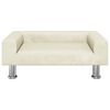 vidaXL Lova &scaron;unims, kreminės spalvos, 70x45x26,5cm, aksomas