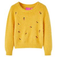 Vaikiškas megztinis, geltonai rudos spalvos, megztas, 92 dydžio