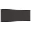 vidaXL Virtuvės užpakalinė plok&scaron;tė Tamsiai pilka 120 x 40 x 0,6 cm