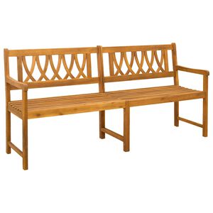 vidaXL Lauko suolas Natūrali 180 x 55,5 x 90 cm