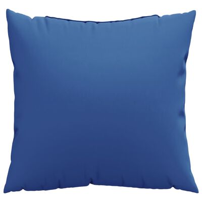 vidaXL Pagalvėlės, 4vnt., karališkos mėlynos spalvos, 50x50cm, audinys
