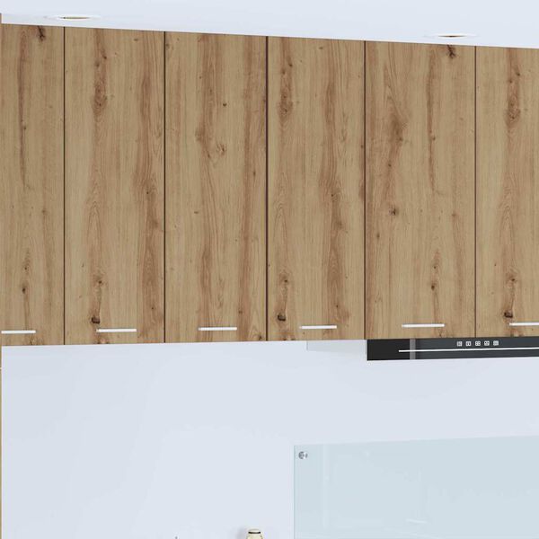 vidaXL Pakabinama spintelė 2 pcs Amatininkų ąžuolas ir baltas