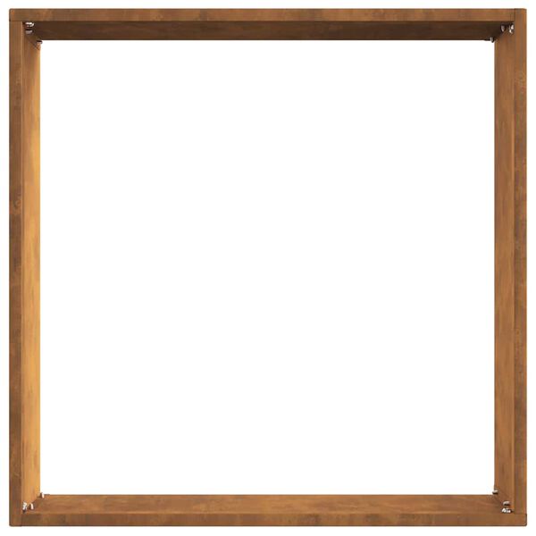 vidaXL Vejo kra&scaron;tas 6 pcs Rūdijanti 40 x 40 x 13 cm