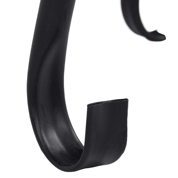 vidaXL Mozaikinė laužavietė-staliukas, juoda ir balta, 68cm, keramika