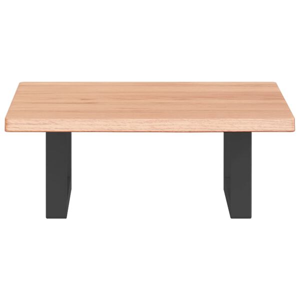 vidaXL Lentyna praustuvui, plienas ir ąžuolo medienos masyvas