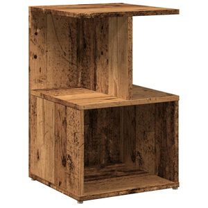 vidaXL Spinta prie lovos Old Wood 35x35x55 cm Engineered Wood