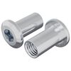 vidaXL Užrakto veržlė 2 vnt. Nikelio M6 x 15 mm Plienas