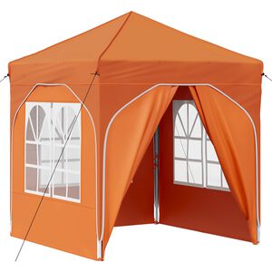vidaXL Pop-up &scaron;ventinis palapinė 192 x 192 x 245 cm Oranžinė