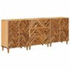 vidaXL Saugojimo spintos 3 vnt. 60 x 33,5 x 75 cm Kietas mango medis