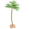 vidaXL Palmė su 88 &scaron;iltomis baltomis LED lemputėmis, 150cm