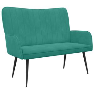 vidaXL Dvita&scaron;kė sofa Turkio 115 x 61 x 87 cm Aksomas