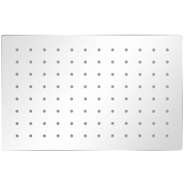 vidaXL Lietaus dušo galvutės, 2vnt., 20x30cm, nerūdijantis plienas