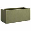 vidaXL Sodo gėlių dėžutė Žalia 80 x 36 x 35 cm PP