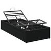 vidaXL Elektrinis reguliuojamas lovos rėmas Juoda 200 x 80 x 33,5 cm