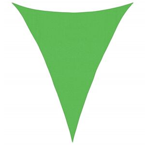 vidaXL Uždanga nuo saulės, &scaron;viesiai žalia, 3x4x4m, HDPE, 160g/m&sup2;