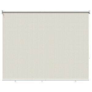 vidaXL Lauko roletas, 145 (plotis) x 140 (auk&scaron;tis) cm, kreminės spalvos