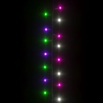 vidaXL Smulkių LED lempučių girlianda, 25m, PVC, 1000 pastelinių LED