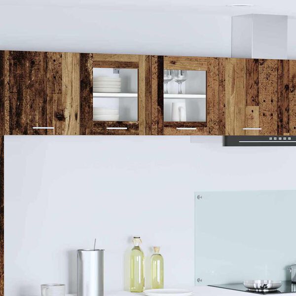 vidaXL Pakabinama spintelė 2 pcs Senas medis 40 x 31 x 40 cm