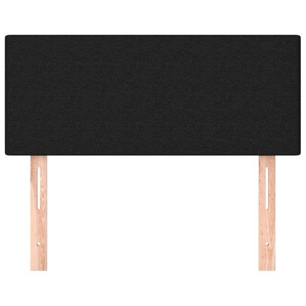 vidaXL Galvūgalis, juodos spalvos, 80x5x78/88cm, audinys