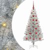 vidaXL Kalėdų eglutė Sidabro 120 cm PET