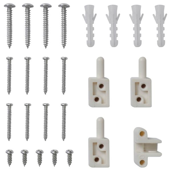 vidaXL Sukamasis vabzdžių tinklas Balta ir juoda 120 x 240 cm