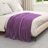 vidaXL Mesti antklodės 6 pcs Violetinė 150 x 130 cm Flysas