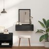 vidaXL Makiažo stalas Juoda 60 x 40 x 70 cm Apdirbta mediena