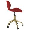 335035 vidaXL Swivel Dining Chairs 2 pcs Wine Red Velvet