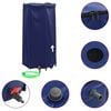vidaXL Vandens talpa su čiaupu, sulankstoma, 100l, PVC