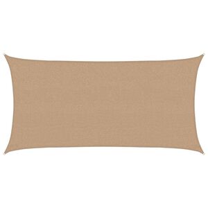 vidaXL Uždanga nuo saulės, taupe spalvos, 2,5x5m, HDPE, 160g/m&sup2;