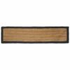 vidaXL Kilimas Tamsiai pilka 60 x 300 cm Džiutas