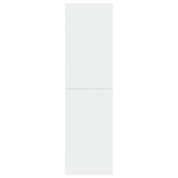 vidaXL Televizoriaus spintelės, 2vnt., baltos, 30,5x30x110cm, mediena