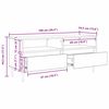 vidaXL Televizoriaus spintelė Amatininkų ąžuolas 100 x 34,5 x 44,5 cm