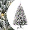 vidaXL Dirbtinė Kalėdų eglutė 150 cm 150 LED &Scaron;ilta balta