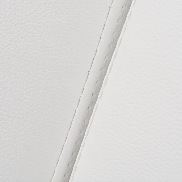 vidaXL Sofa Balta audinys