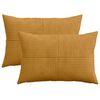 vidaXL Pagalvėlės užvalkalas 2 pcs ALMELO Geltona 50 x 80 cm mančester