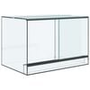 vidaXL Terariumas su saugykla Skaidrus 60 x 40 x 40 cm Stiklas
