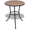 vidaXL Bistro staliukas, terakotos sp., 60cm, mozaikos ra&scaron;tas