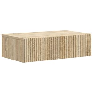 vidaXL Sieninis &scaron;oninis staliukas Sonoma ąžuolas 59 x 34,5 x 17 cm