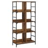 vidaXL Knygų lentyna 4 lygių 78,5 x 33 x 153 cm metalinis PB