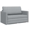 vidaXL Sofa lova 110cm &Scaron;viesiai pilka audinys