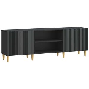 vidaXL Televizoriaus spintelė Juoda 150 x 31 x 50 cm Apdirbta mediena