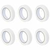 vidaXL Dažytojo maskavimo juostos 6 vnt. Balta 25mm x 50m Popierius