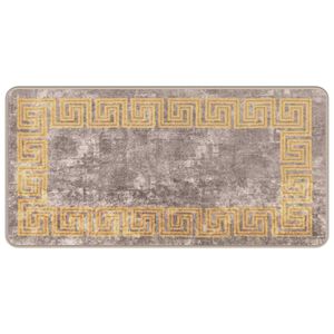vidaXL Kilimėlis MARSA Pilkas ir auksinis 50 x 100 cm