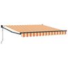 vidaXL Ištraukiama markizė Geltona ir Oranžinė 300 x 250 cm